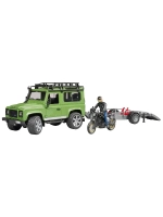 Внедорожник Land Rover с мотоциклом Ducati Брудер 02598