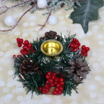 Подсвечник «Ягодный лес» 11 см