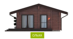 Домокомплект клееный брус проект "Ольха"