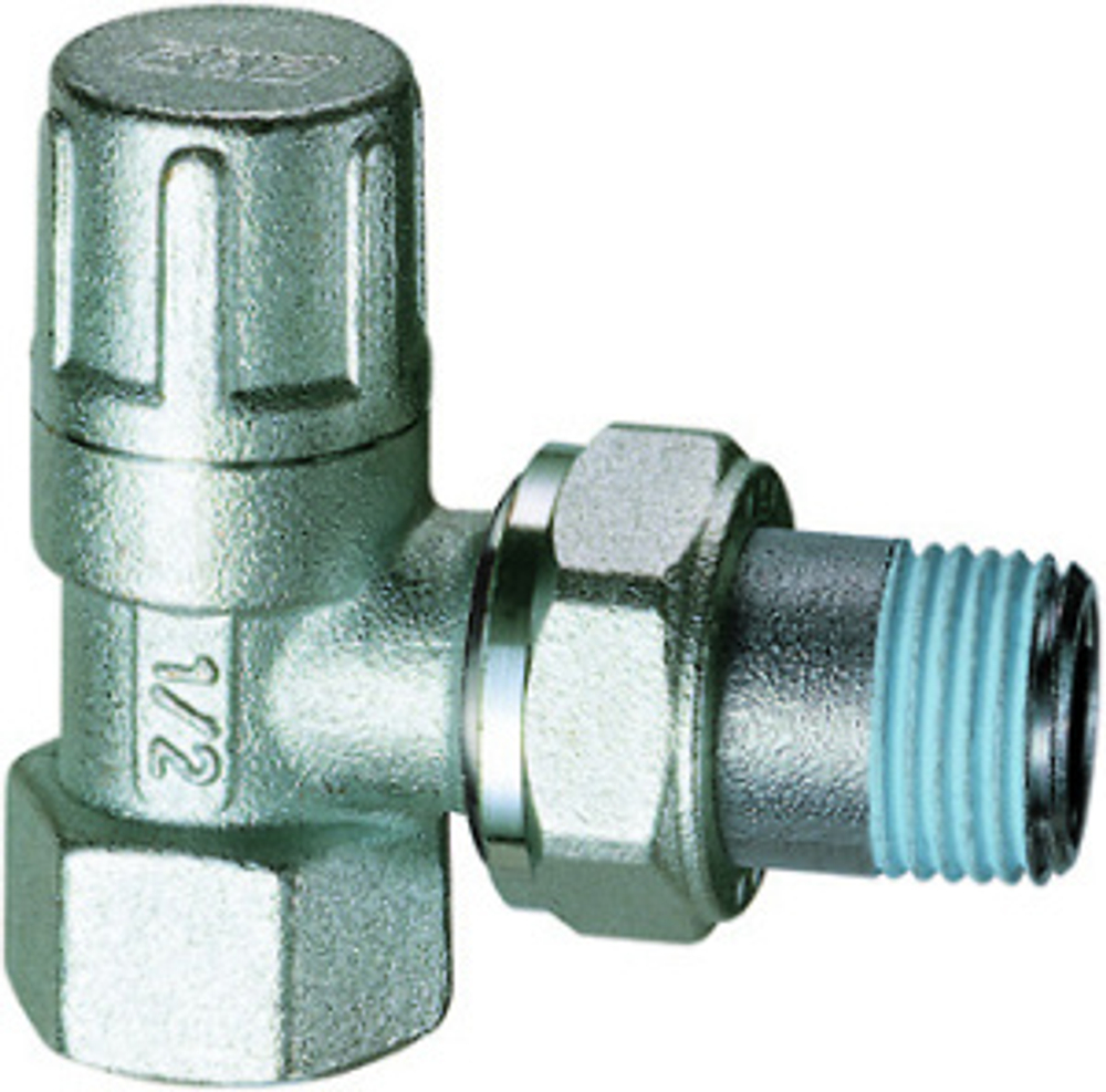 Вентиль запорный угловой, 3/4", ВР FAR