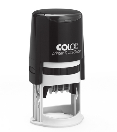Датер Colop R40 со свободным полем Д40 мм пластик