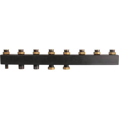 ROMMER Стальной распределительный коллектор на 5 отопительных контуров 1 1/2"x1 1/2"