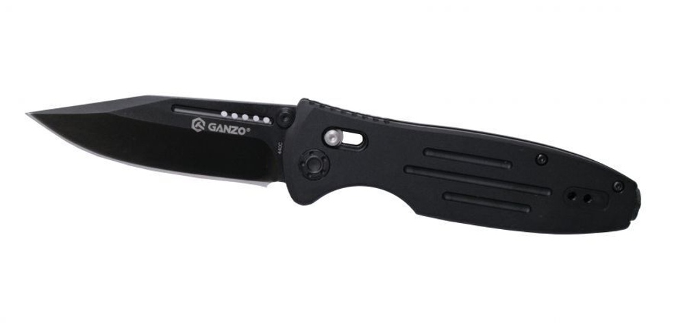Нож Ganzo G702-B 440C (58-60 HRC) лезвие Чёрное