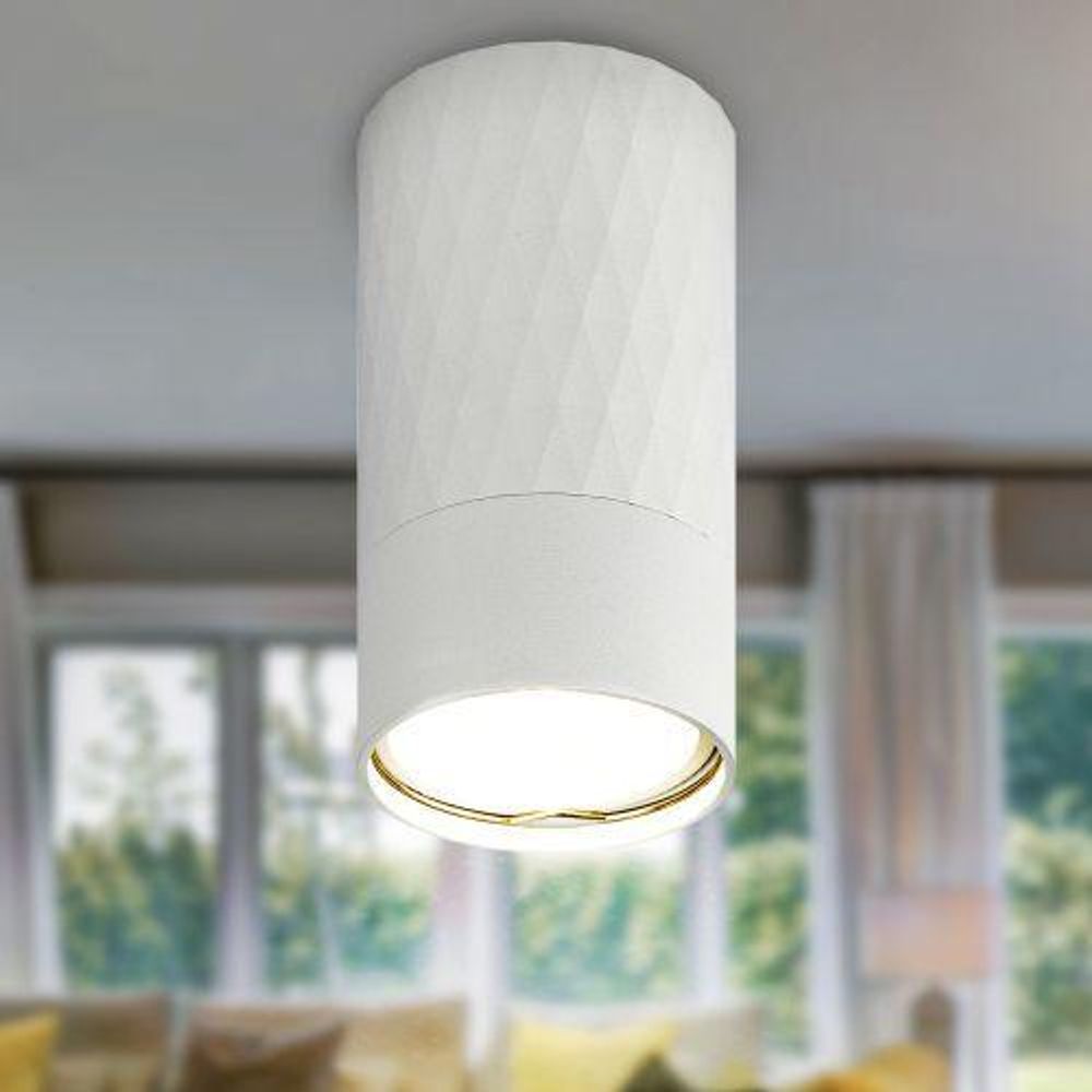 Светильник OL31 WH MR16 GU10 IP20 настен./потолочн. спот бел. Эра Б0056375