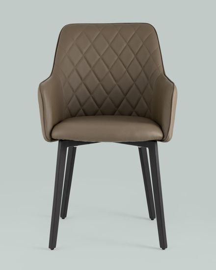 Стул Прайм экокожа коричневая