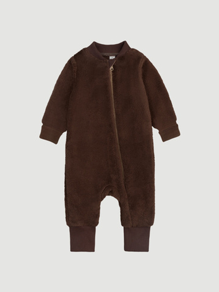 Утеплённый комбинезон Mjölk Brown Bear, на манжетах