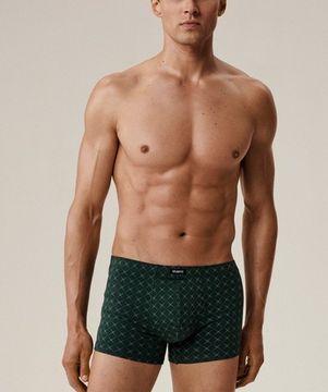 Трусы мужские боксеры (3шт), Atlantic 3MH-216, хлопок, темно-синий + серый меланж + зеленый