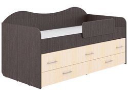 Кровать Нимфа двухместная Венге/молоко