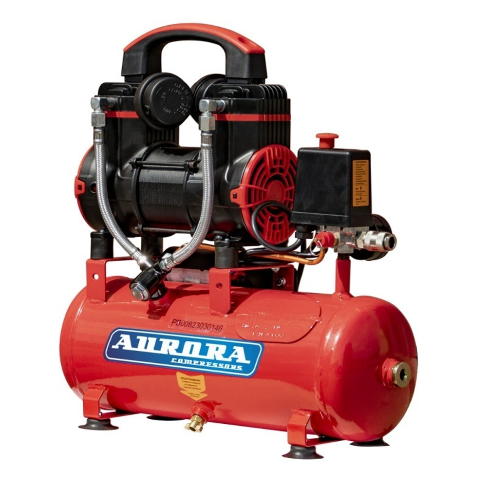 Компрессор PASSAT-8 BLACK тихий, без масл. (8л, 170л/мин, 0.9кВт)