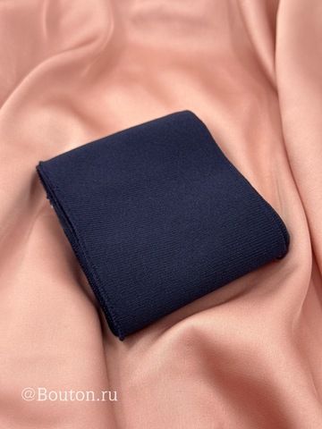 Подвяз трикотажный темно-синий 0,9 м, ширина 7 см