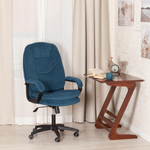 Кресло COMFORT LT (22) флок , синий, 32