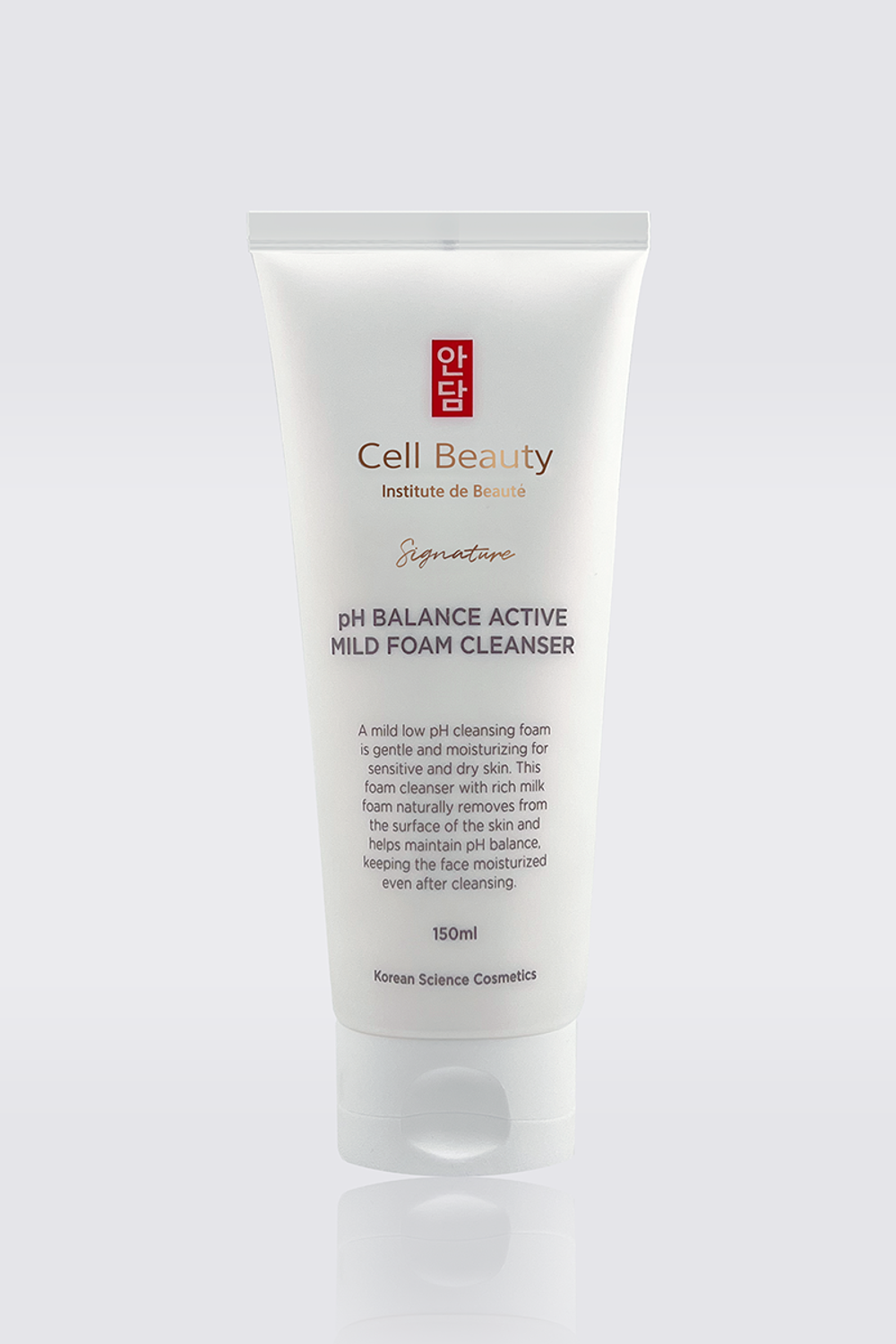 Cell Beauty Мягкая очищающая пенка -pH Balance Active Mild Foam Cleanser Signature,150 мл