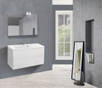 Тумба под раковину Vincea Mia 900 подвесная, 2 выкатных ящика soft close, G.White