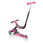 Самокат Globber Go Up Foldable Plus Lights розовый