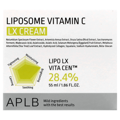 APLB, Liposome Vitamin C LX Cream, 55 мл (1,86 жидк. Унции)