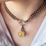 Набор материалов для колье "Свобода", кольчужное плетение МК