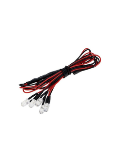 Передние светодиодные прожекторы на кузов для краулеров 1/10, черный