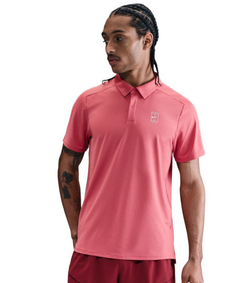 Мужское теннисное поло Nike Court Advantage Dri-Fit - adobe/white