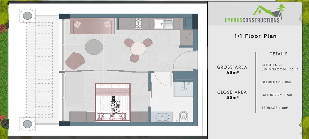 ЖК "Алоха" Северный Кипр, район Kucukerenkoy. Расположен в тихом месте всего в 500 метрах от Средиземного моря! Здесь сошлось все: безупречное качество жилья, архитектура, вдохновленная природой, инфраструктура мирового уровня и панорамы, от которых захватывает дух