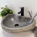 Раковина из речного камня RS-63306 (50*38*16) 0122