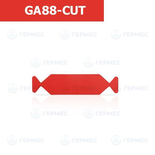 Тканевая накладка для ракеля (красная) GA88-CUT