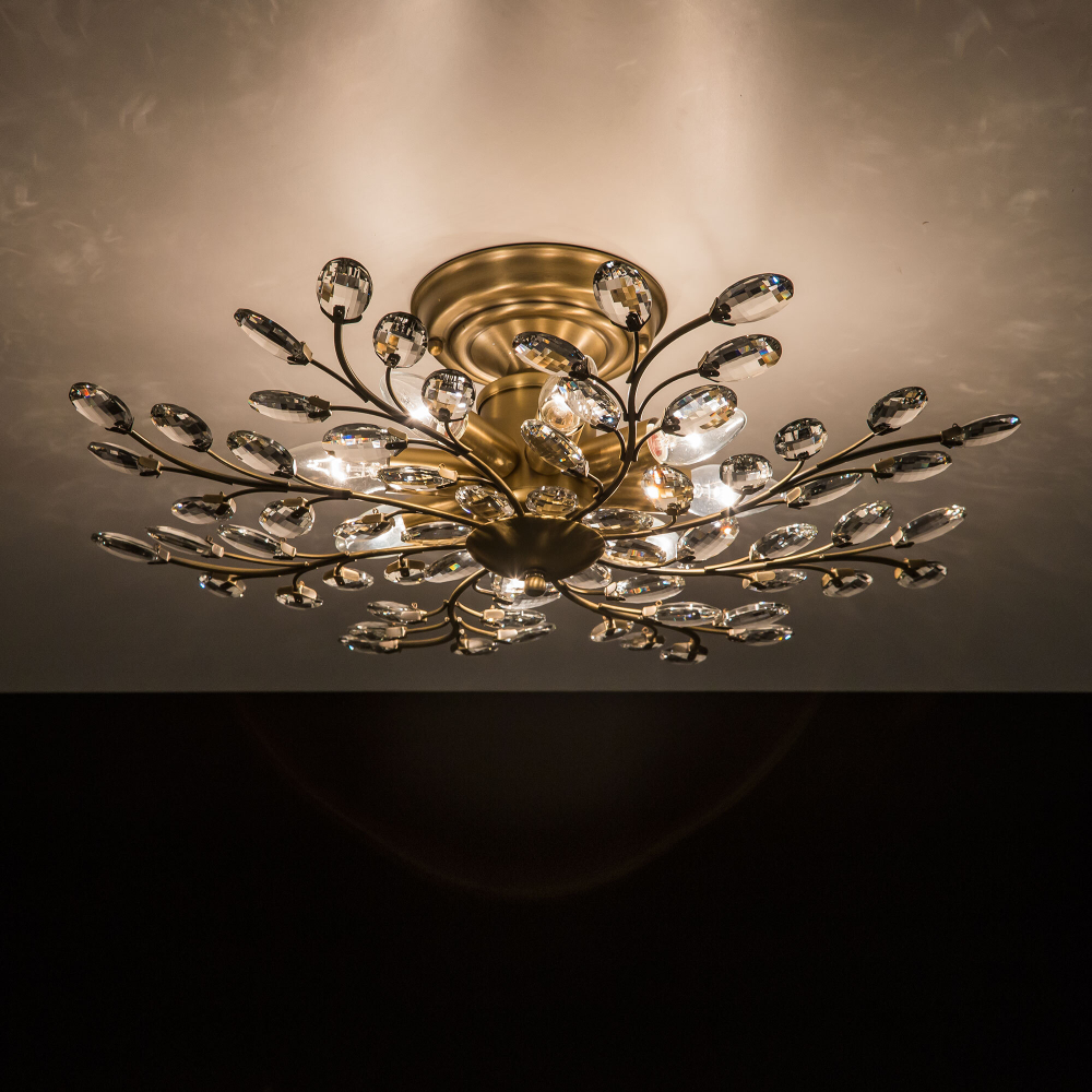 Citilux Серенада CL315183 Люстра хрустальная Бронза