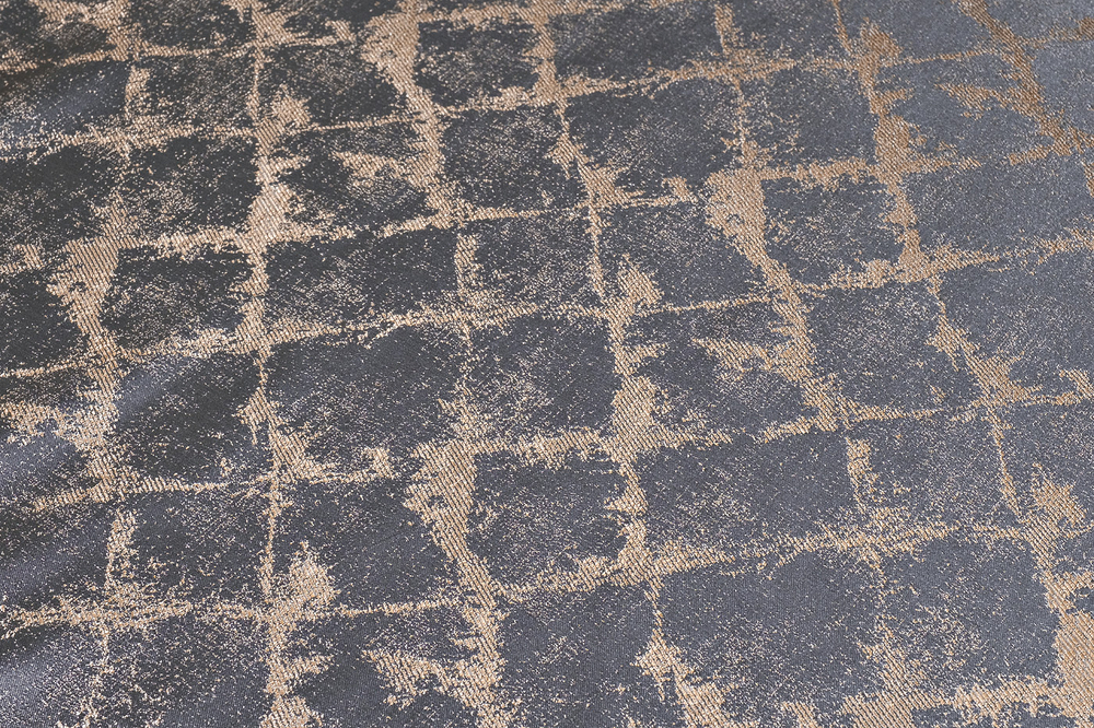 Портьера 275х260 Garda Decor Trento серая