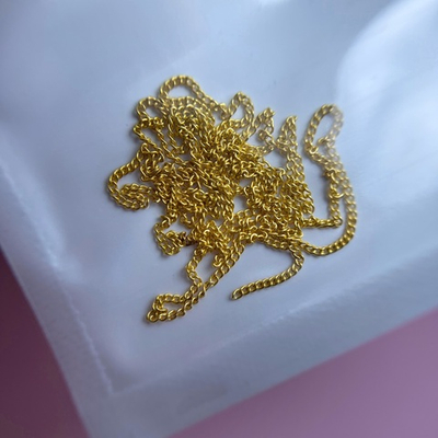 Zoo nail Цепь для маникюра 0,8мм золото, 50 см