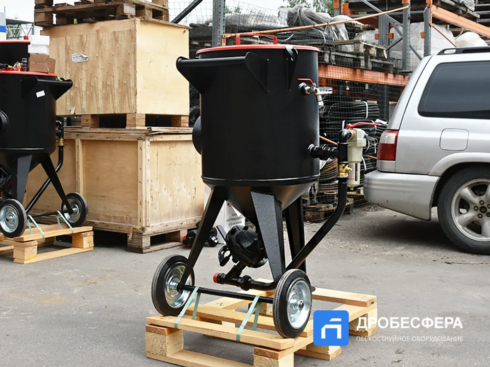 Пескоструйный аппарат PST-PS-75-2 с шиберным дозатором