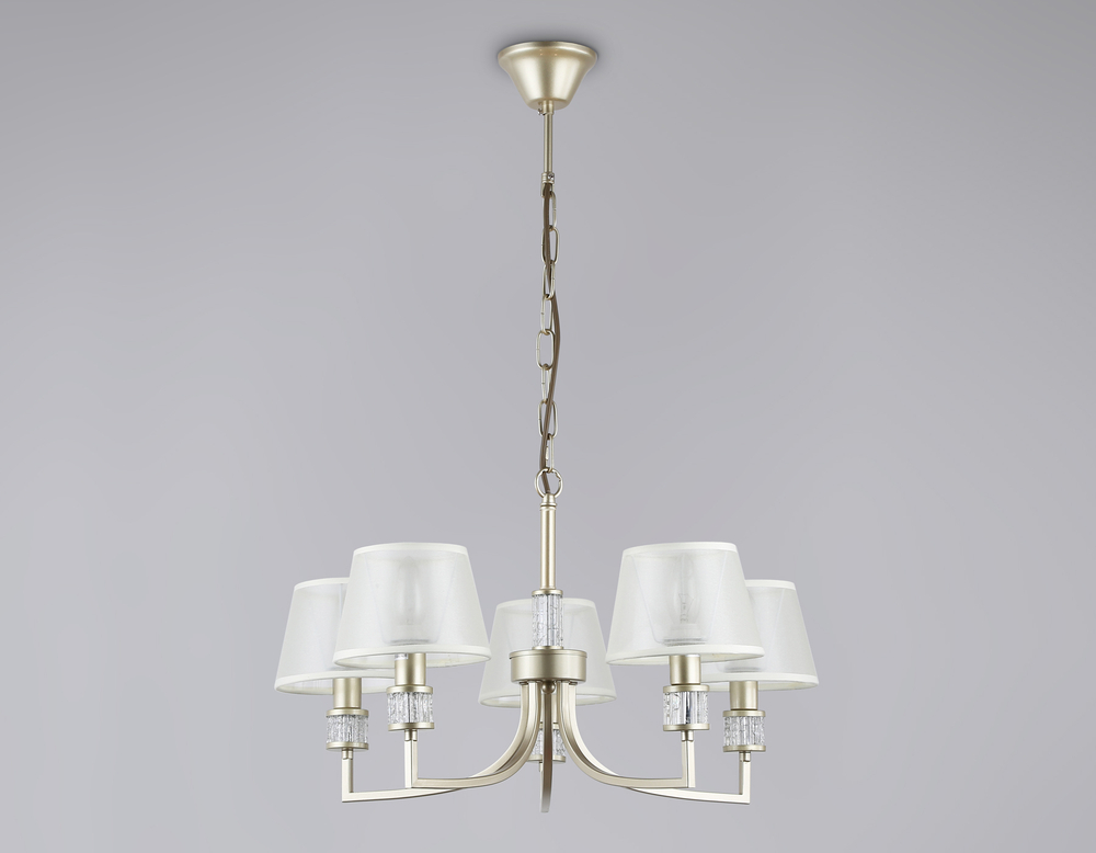 Светильник подвесной LH71214/5 CGD золото E14/5 max 40W D620*740