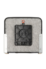 Кресло мягкое в лодку с поворотным механизмом черный/темно-серый