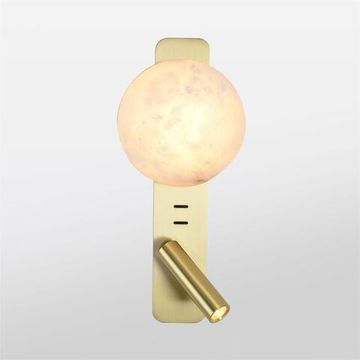 7164/9WL HIGHTECH ODL26 473 светильник металл/бронза/алебастр IP20 LED 9W 787Лм 2700K 180° 220-240V ALBERGO