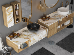 HERMES GOLDEN RIMMED WHITE