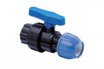 Кран ПНД ПЭ шаровой МУФТА-ВР 25х3/4, 76237