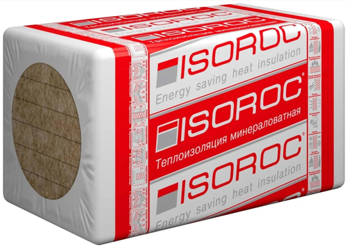 МинПлита Изорок Изолайт 1000х600х50мм 8 плит 4,8м2  0,240м3 плотность 50 кг/м3