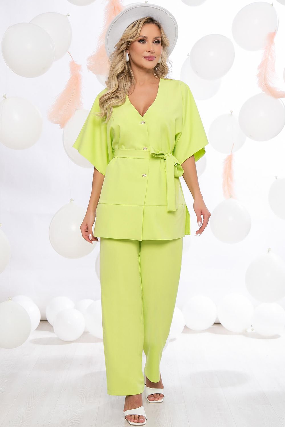 Костюм "Элегант" НЬЮ (лайм) К5406 LT Collection (Акция)