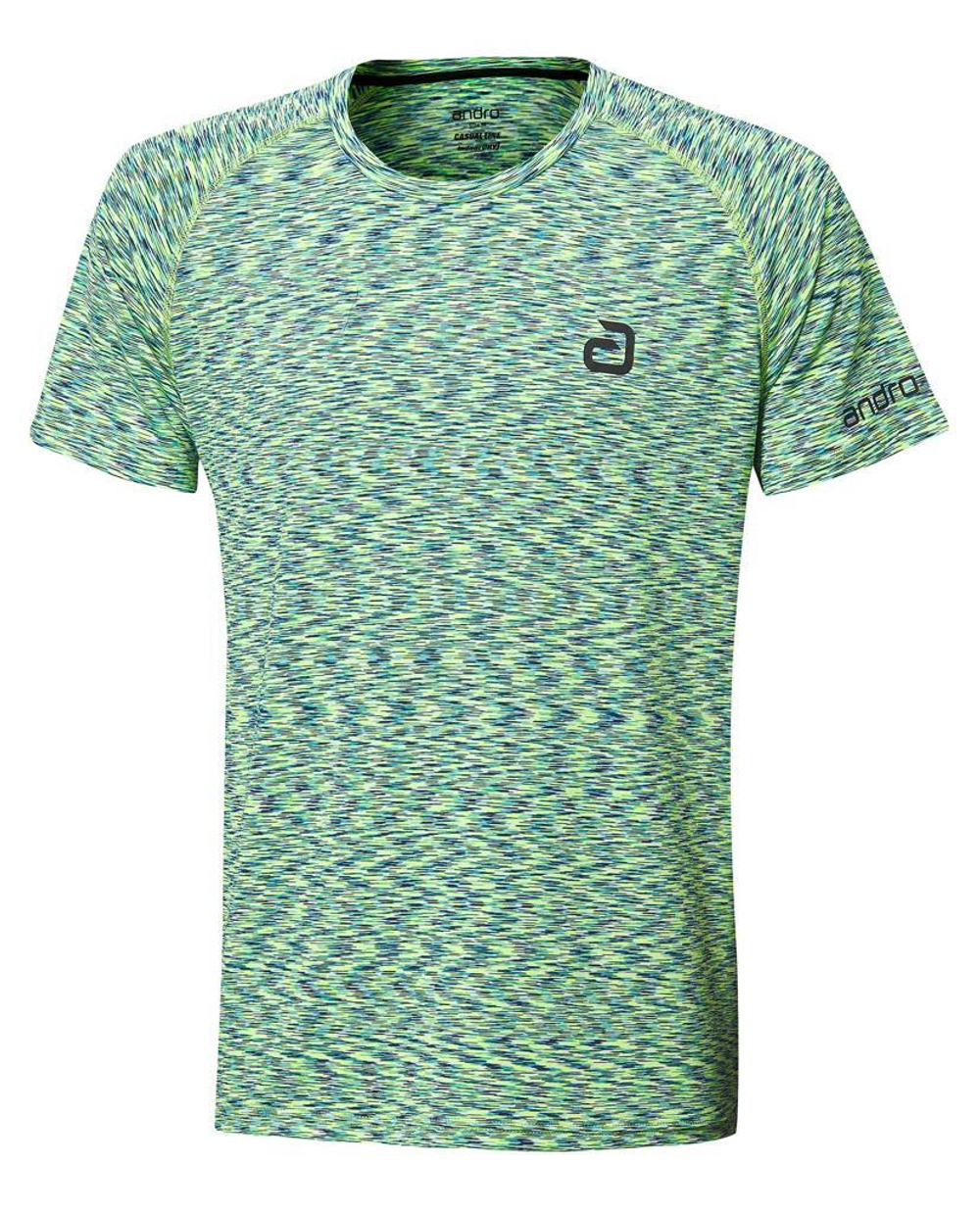 Andro T-Shirt Melange Multicolor green/darkblue