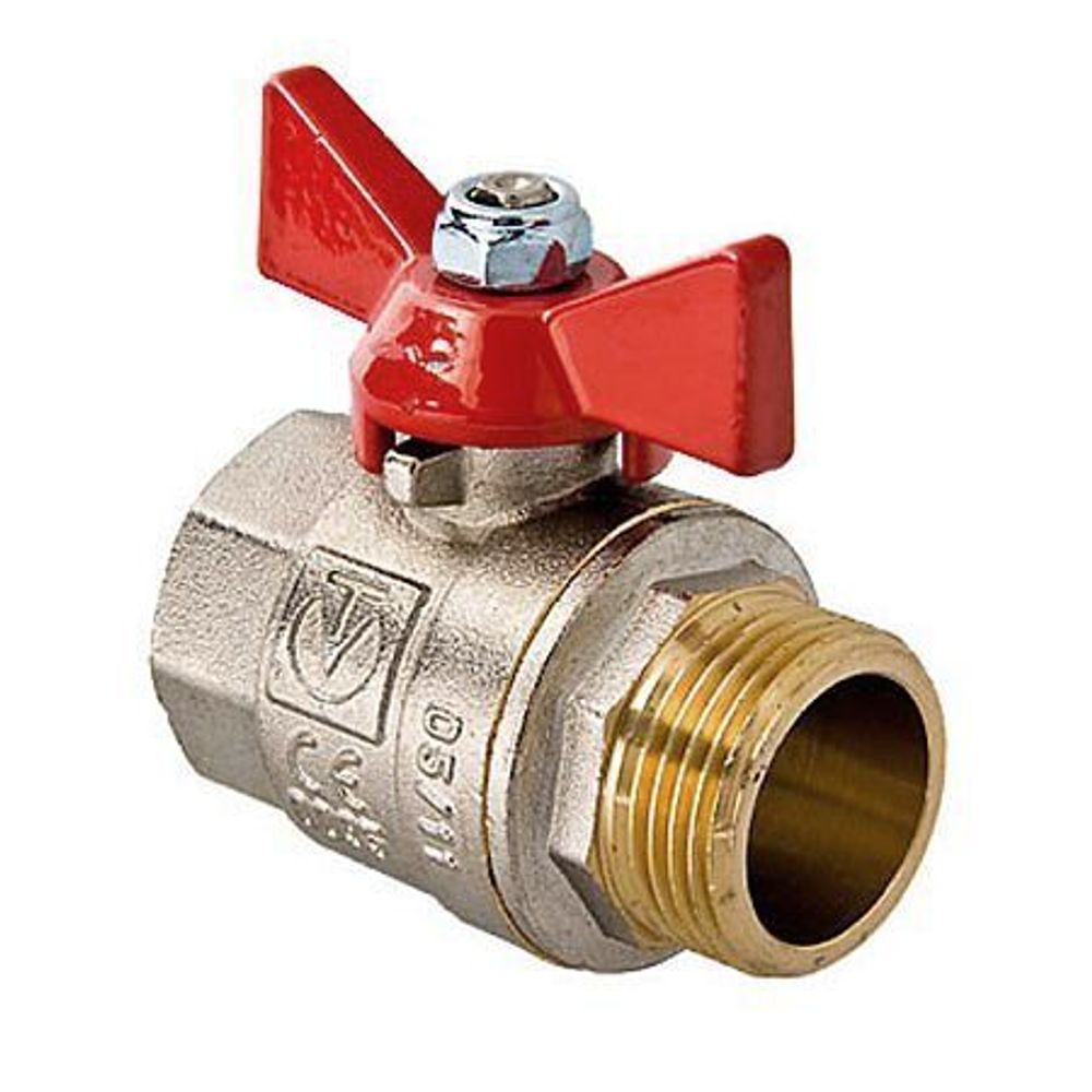 Кран шар. 1" г/ш бабочка VALTEC Валтэк