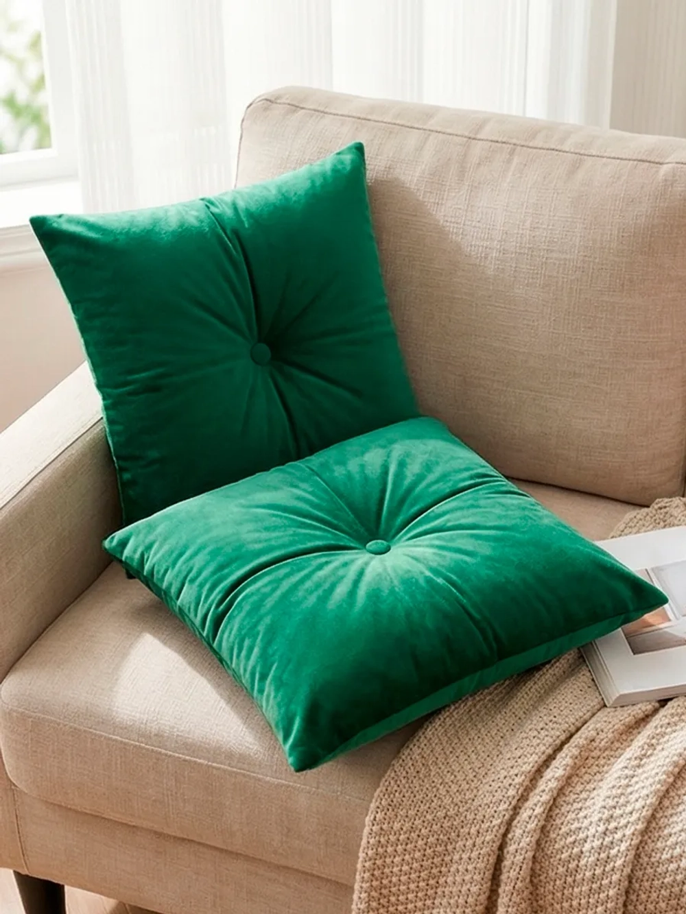 Подушки декоративные диванные 40х40 см