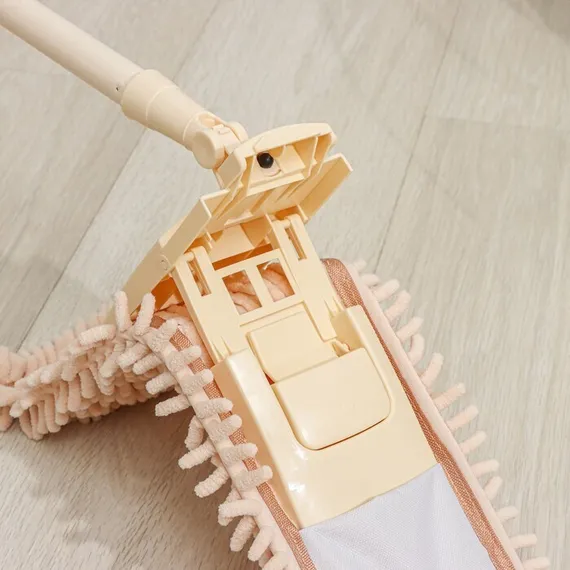 Швабра для мытья пола плоская Доляна, насадка букля 42×12 см, металлическая ручка 120 см, цвет МИКС