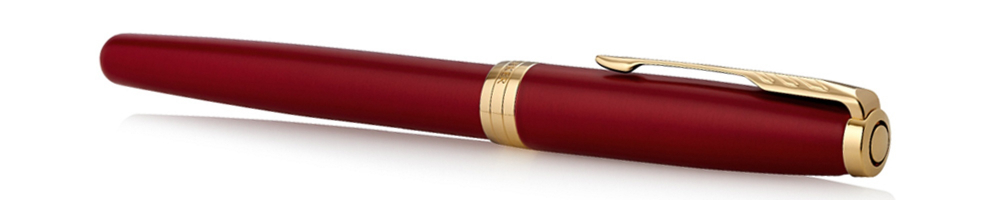 Ручка перьевая Parker "Sonnet Red GT" 0,8мм, подар. уп.