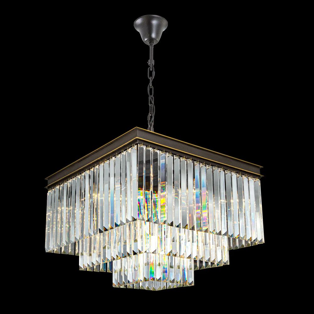 Citilux Мартин CL332231 Люстра хрустальная подвесная Прозрачная