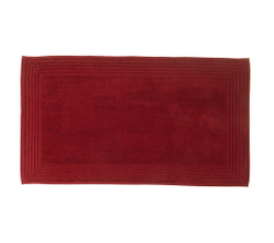 Коврик для ванной 50x90 Blanc des Vosges Uni Griotte griotte вишневый