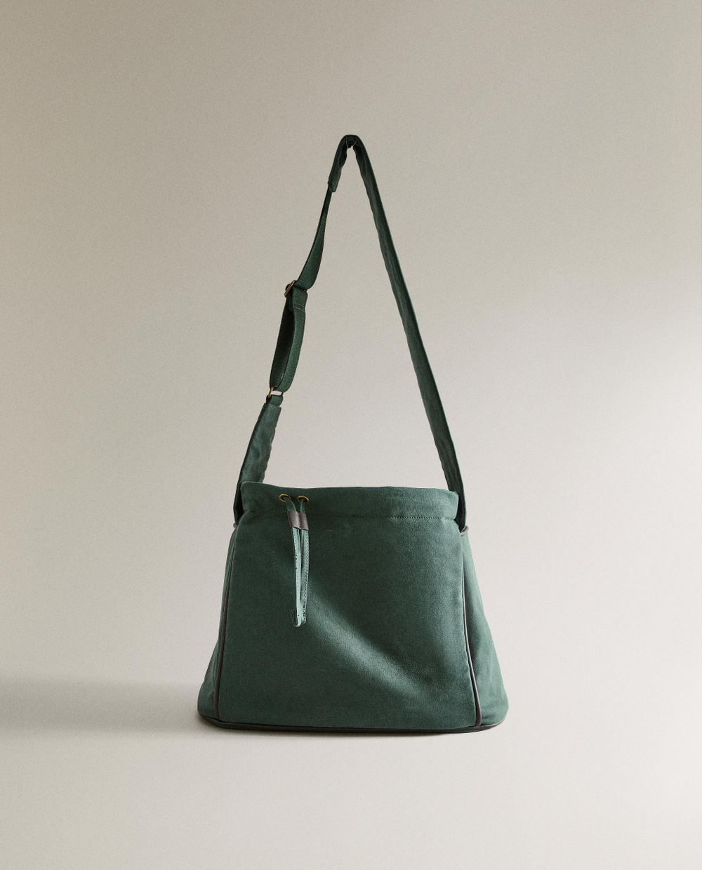Сумка-переноска для питомца Zara Home, хлопок, зелёный, 7325/019