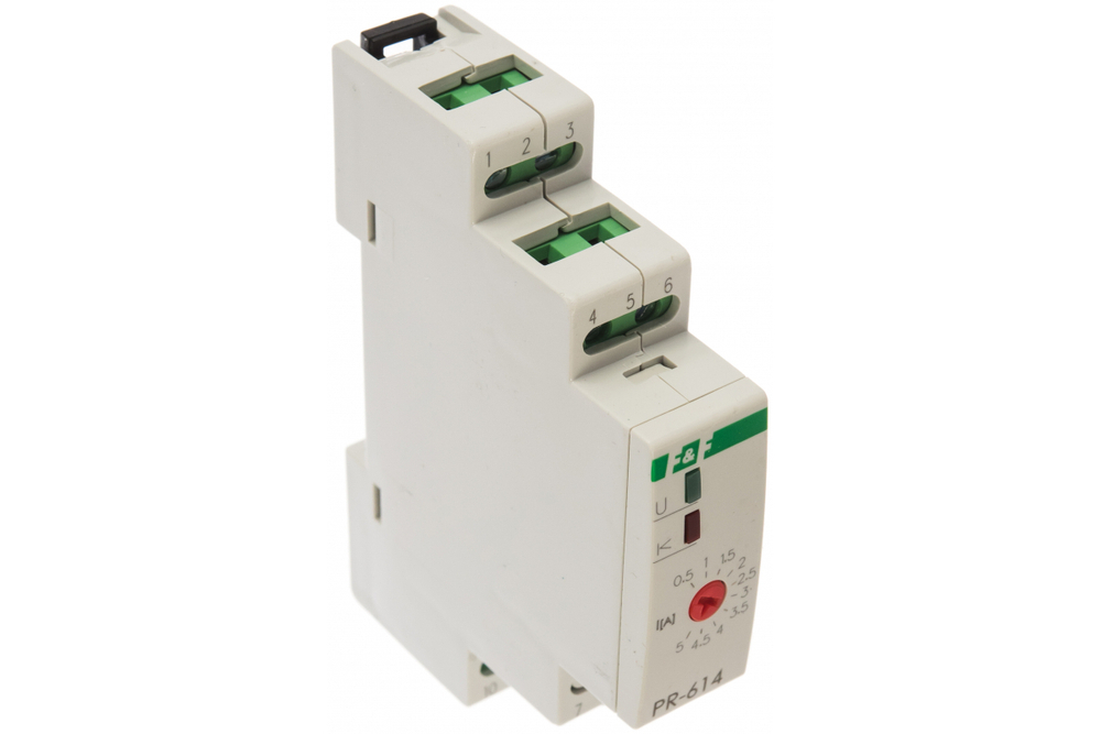 Реле контроля тока PR-614 для работы с внешним трансф. тока 230В AC 16А 1перекл. IP20