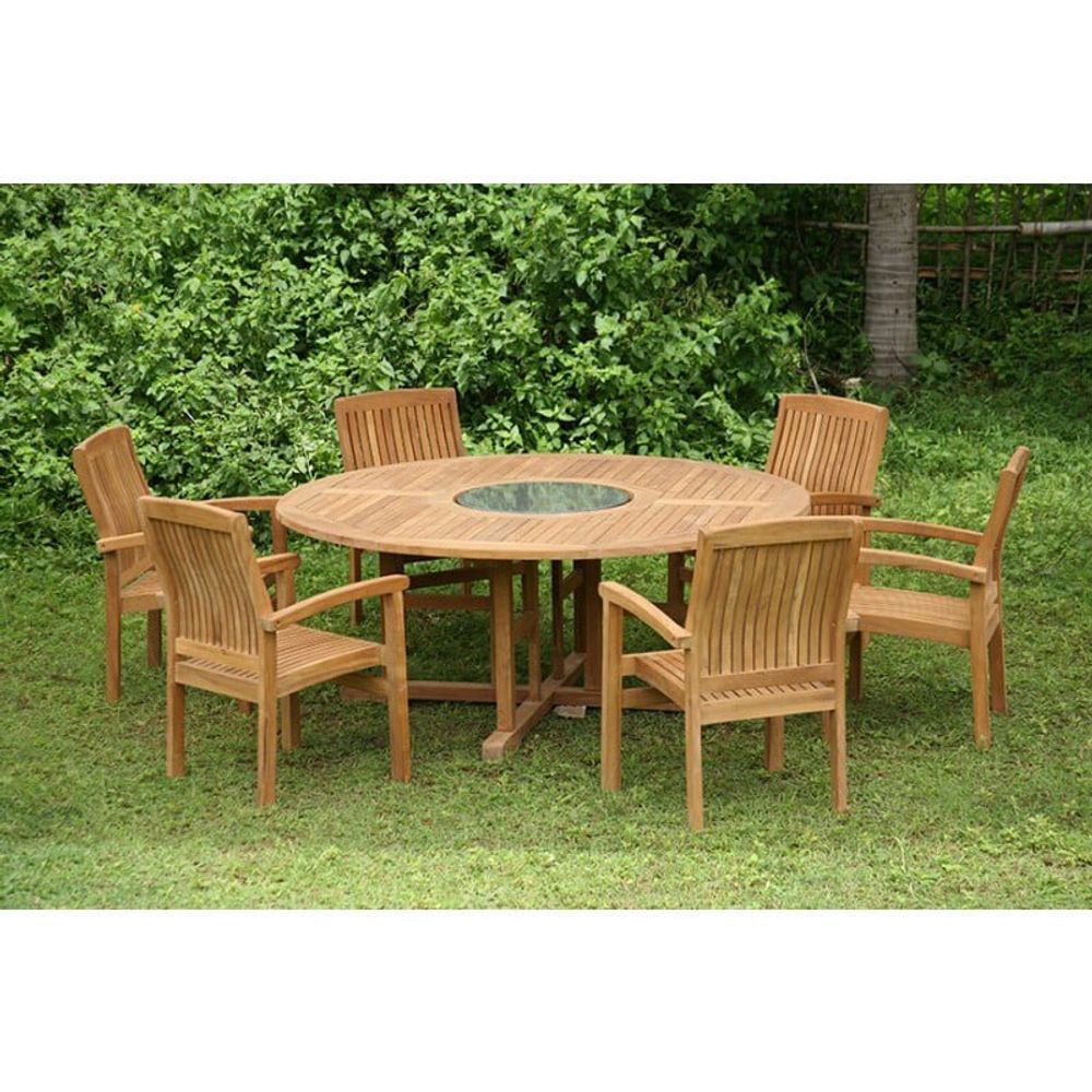 Circus 180, стол обеденный натуральный, тик