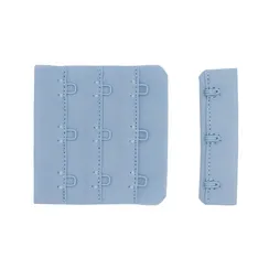 Застежка с крючками голубое небо 3 ряда, 57*55 мм