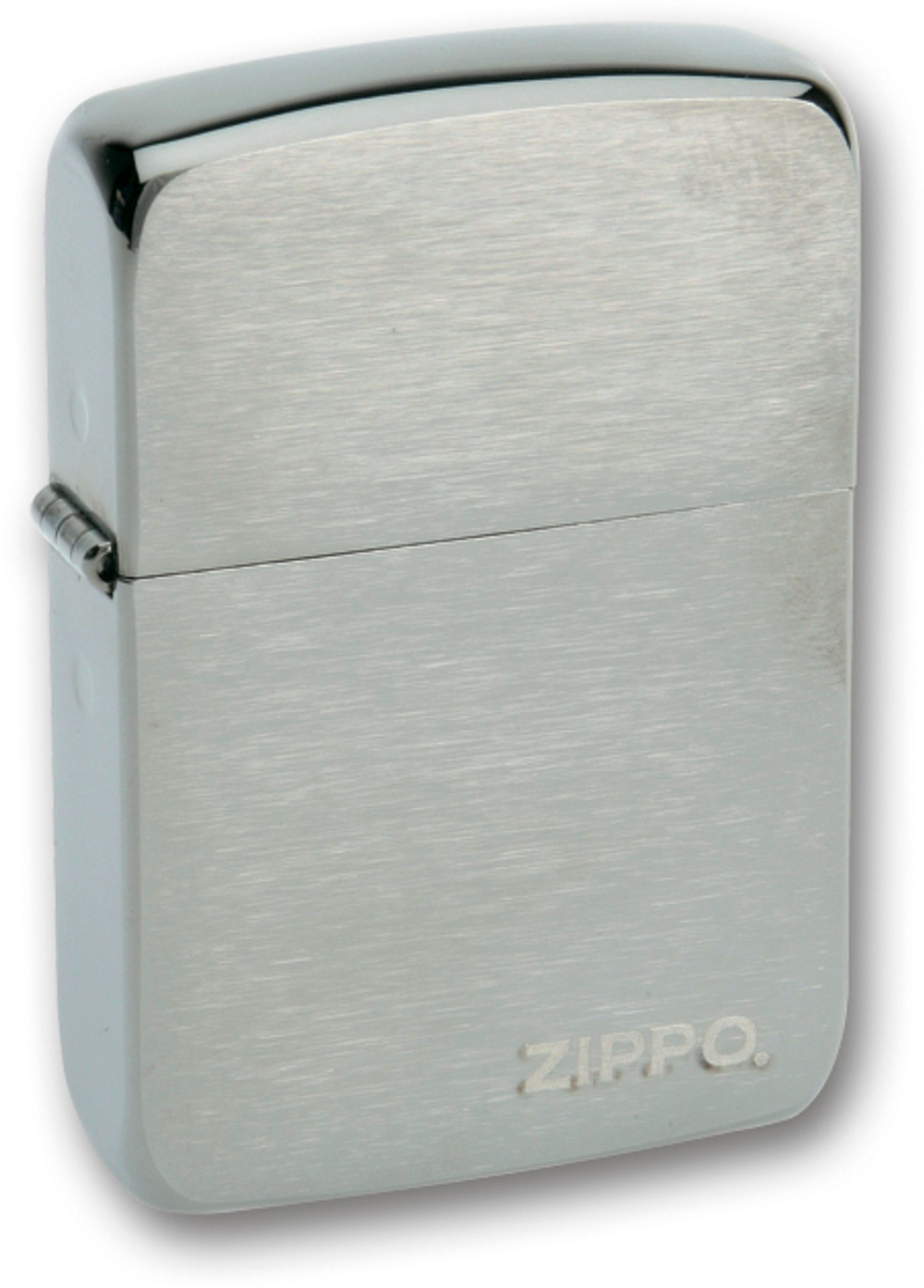 Легендарная классическая американская бензиновая широкая зажигалка ZIPPO Classic Black Matte™ черная матовая из латуни и стали ZP-24485