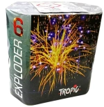 Батарея салютов Exploder 6 (TB19) от Tropic, 13 залпов, 30 мм