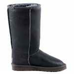 Угги Tall Zip Metallic Grey